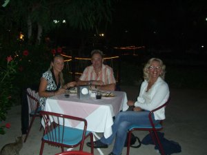 Auch Abends hatten wir viel zu lachen und zu erzählen.