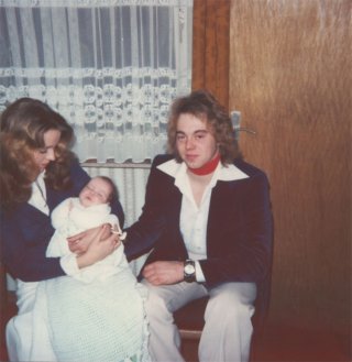November 1975, Auf der Taufe von Stephanie Galonska - Foto von Stephanie Galonska