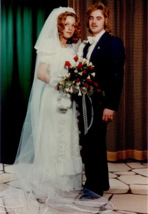 Hochzeit von Mum und Dad 1978